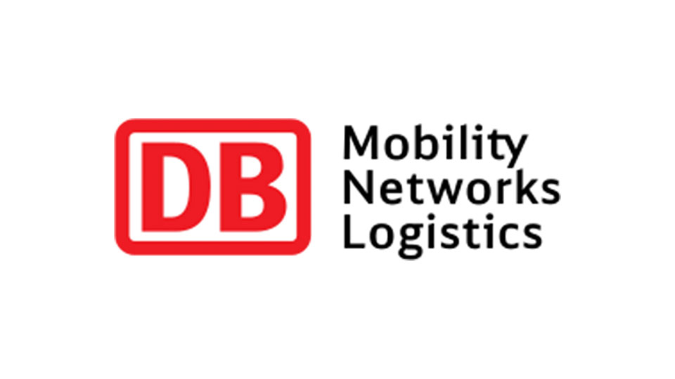 DB Logo mit Schriftzug Mobility Networks Logistics.