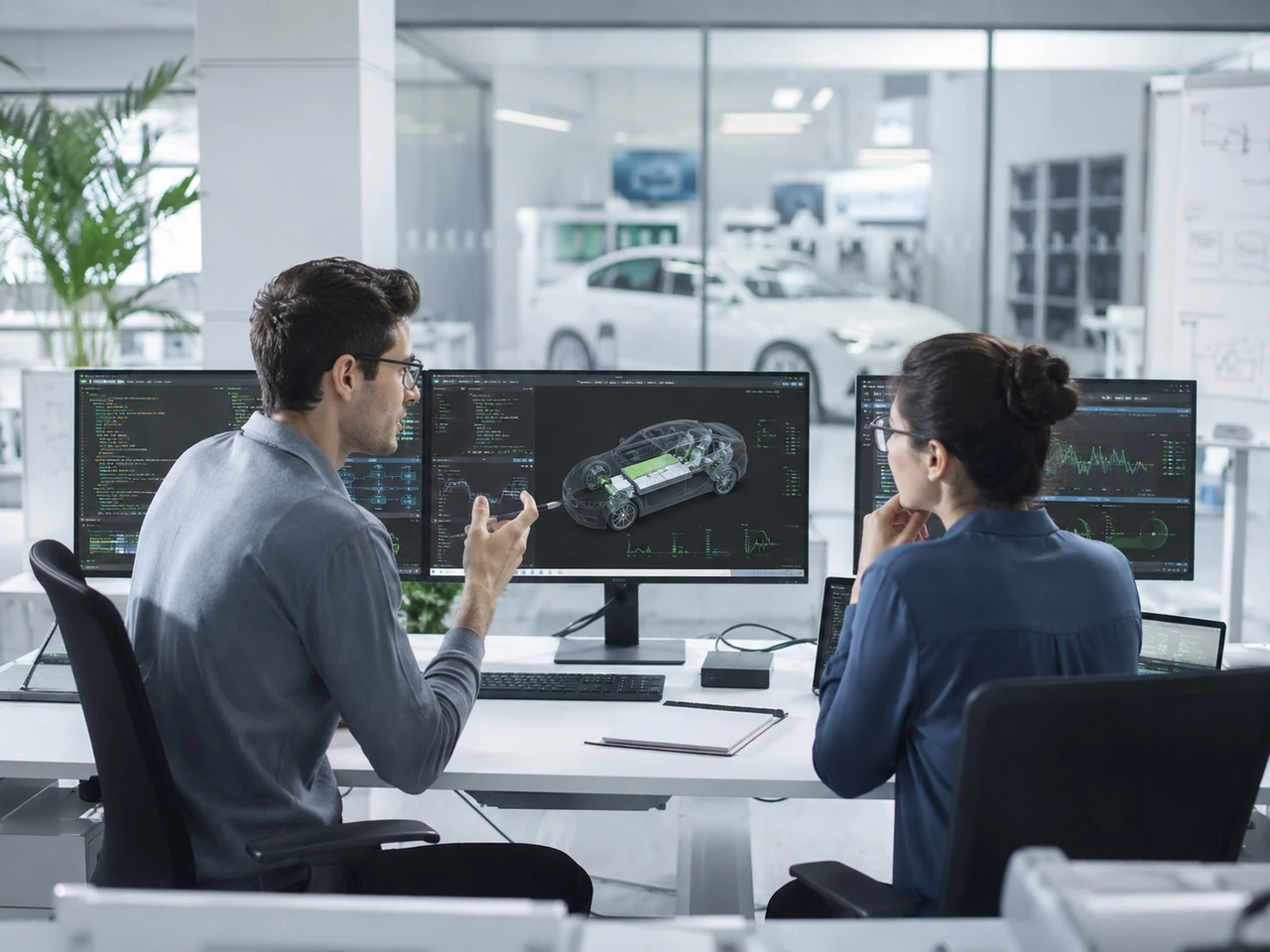 Entwicklung von Automotive Software für Elektrofahrzeuge und Fahrzeugdaten