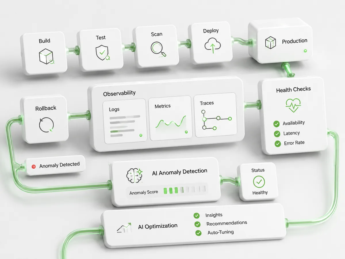 Monitoring und Observability mit Logs, Metriken, Traces und KI-Anomalieerkennung