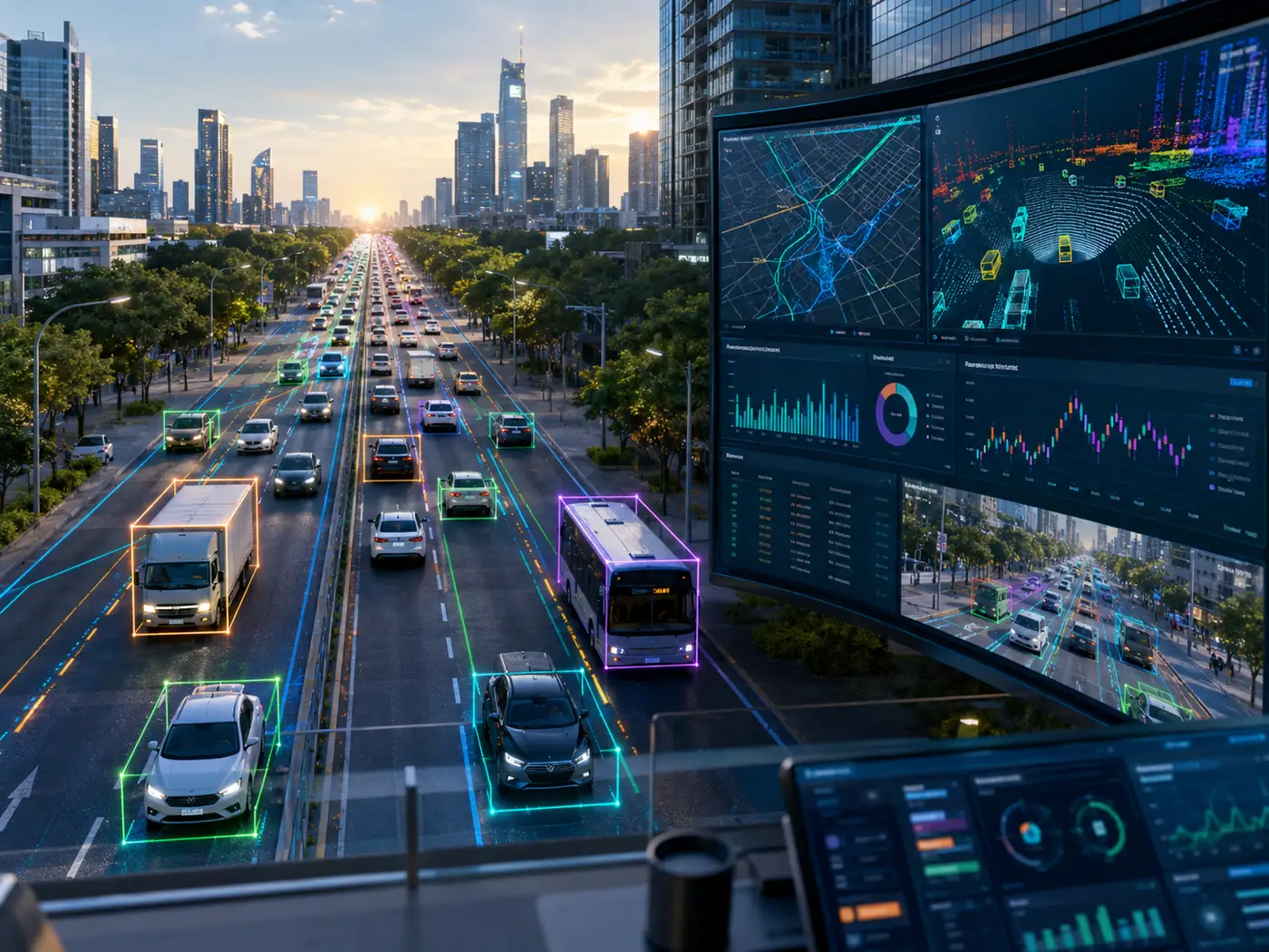 Computer Vision für Fahrzeugerkennung und Verkehrsanalyse