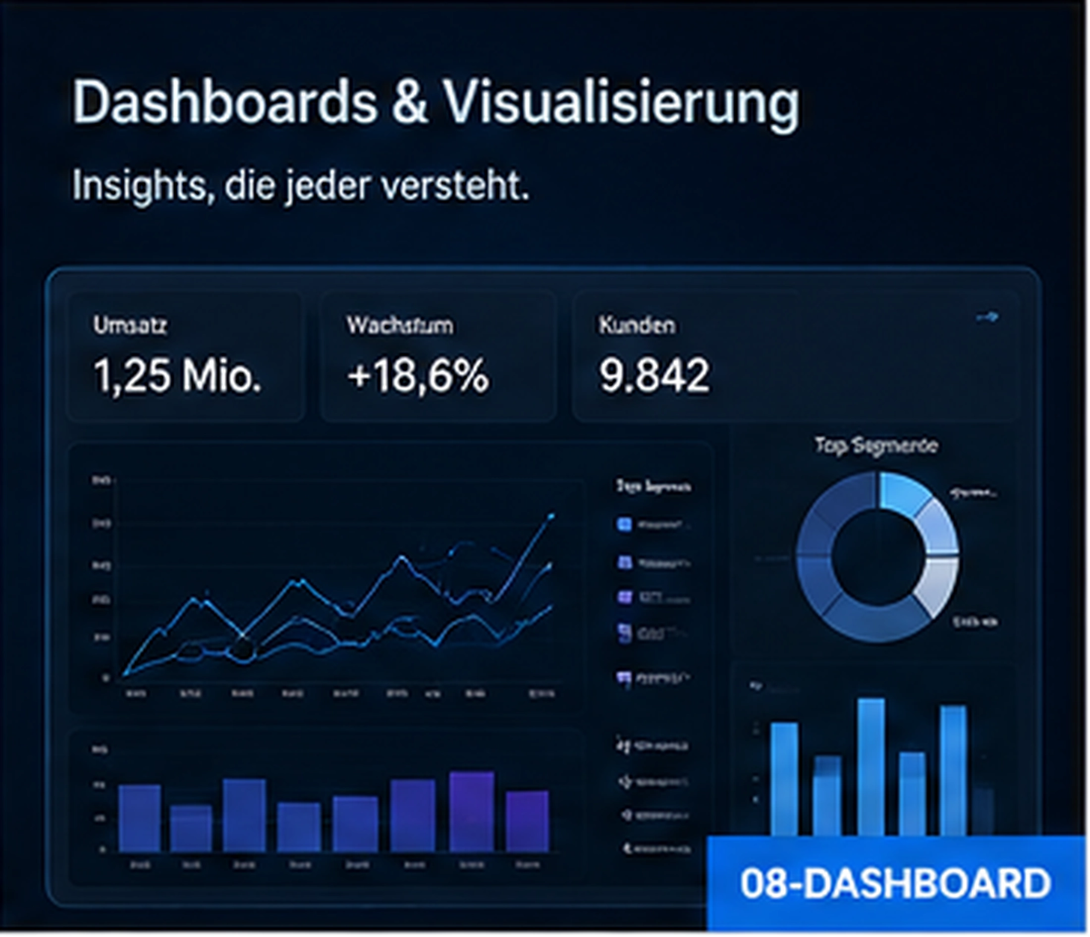 Datenanalyse-Dashboard und Visualisierung