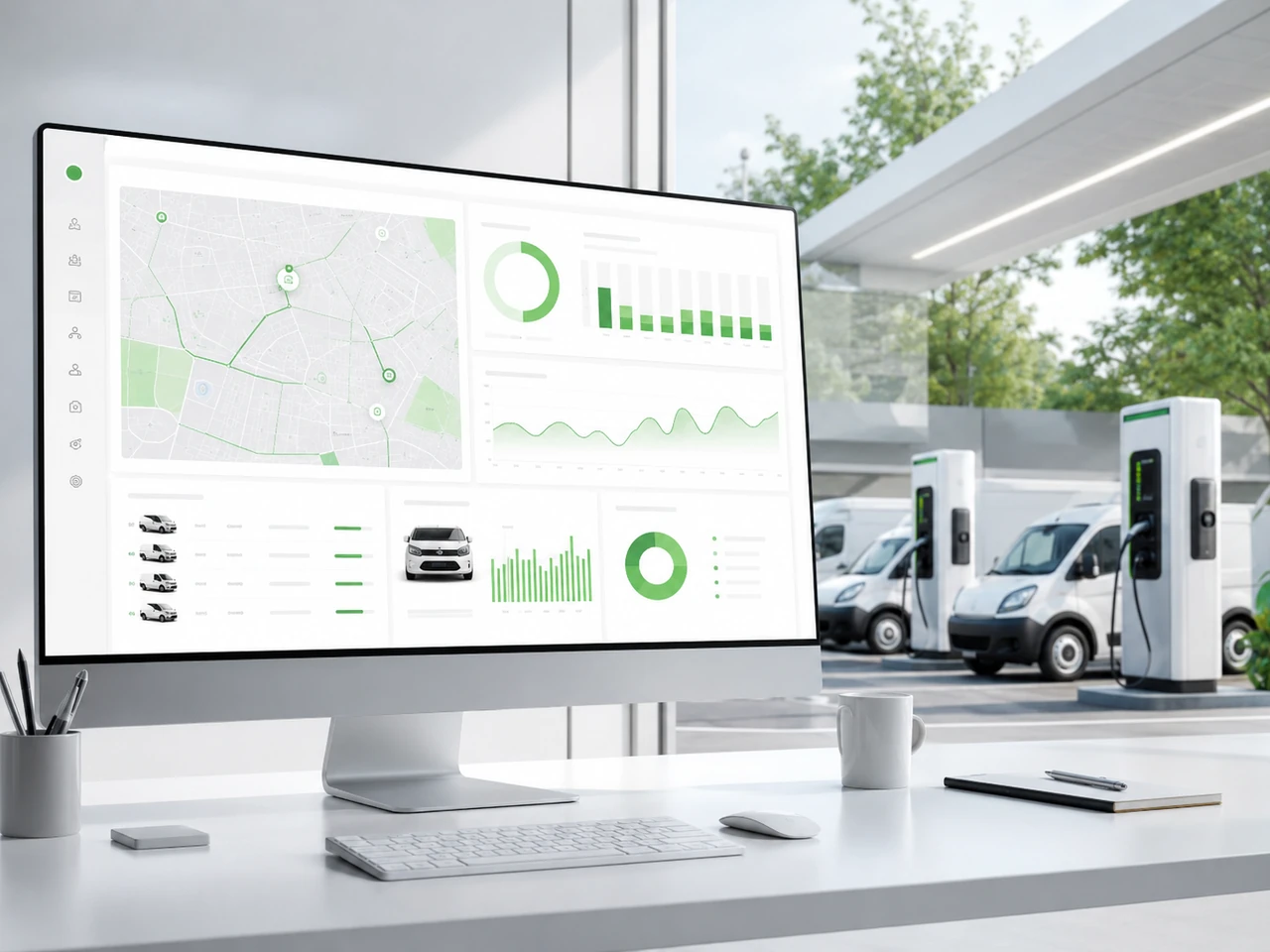 Flottenmanagement Software für Ladestationen und elektrische Firmenfahrzeuge