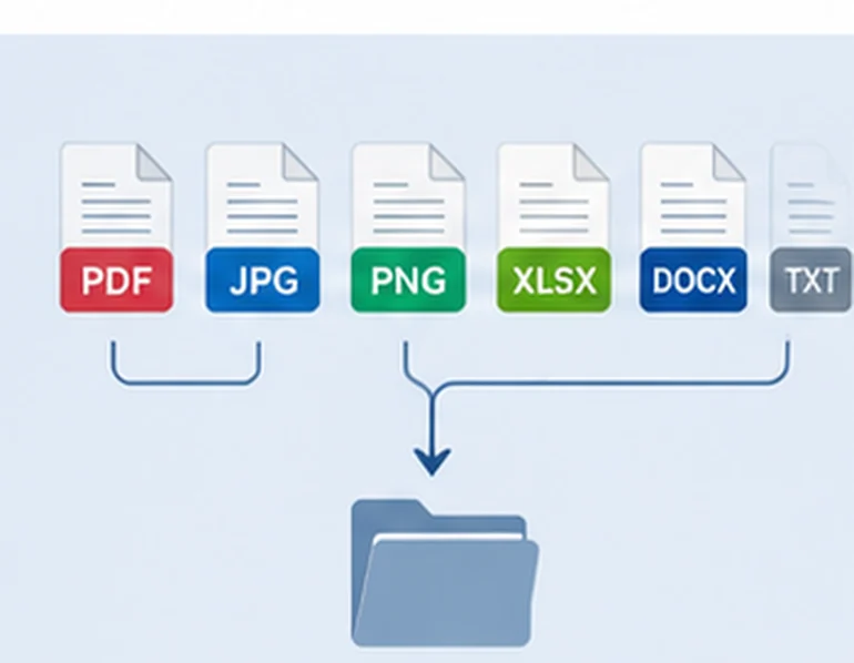 IDP für PDF, JPG, PNG, XLSX und DOCX