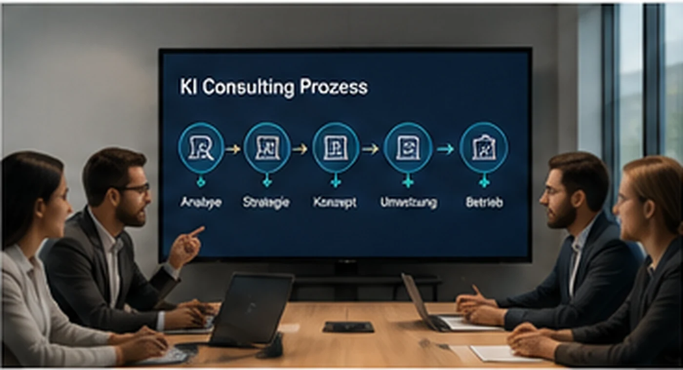 KI Consulting Prozess von Analyse bis Betrieb