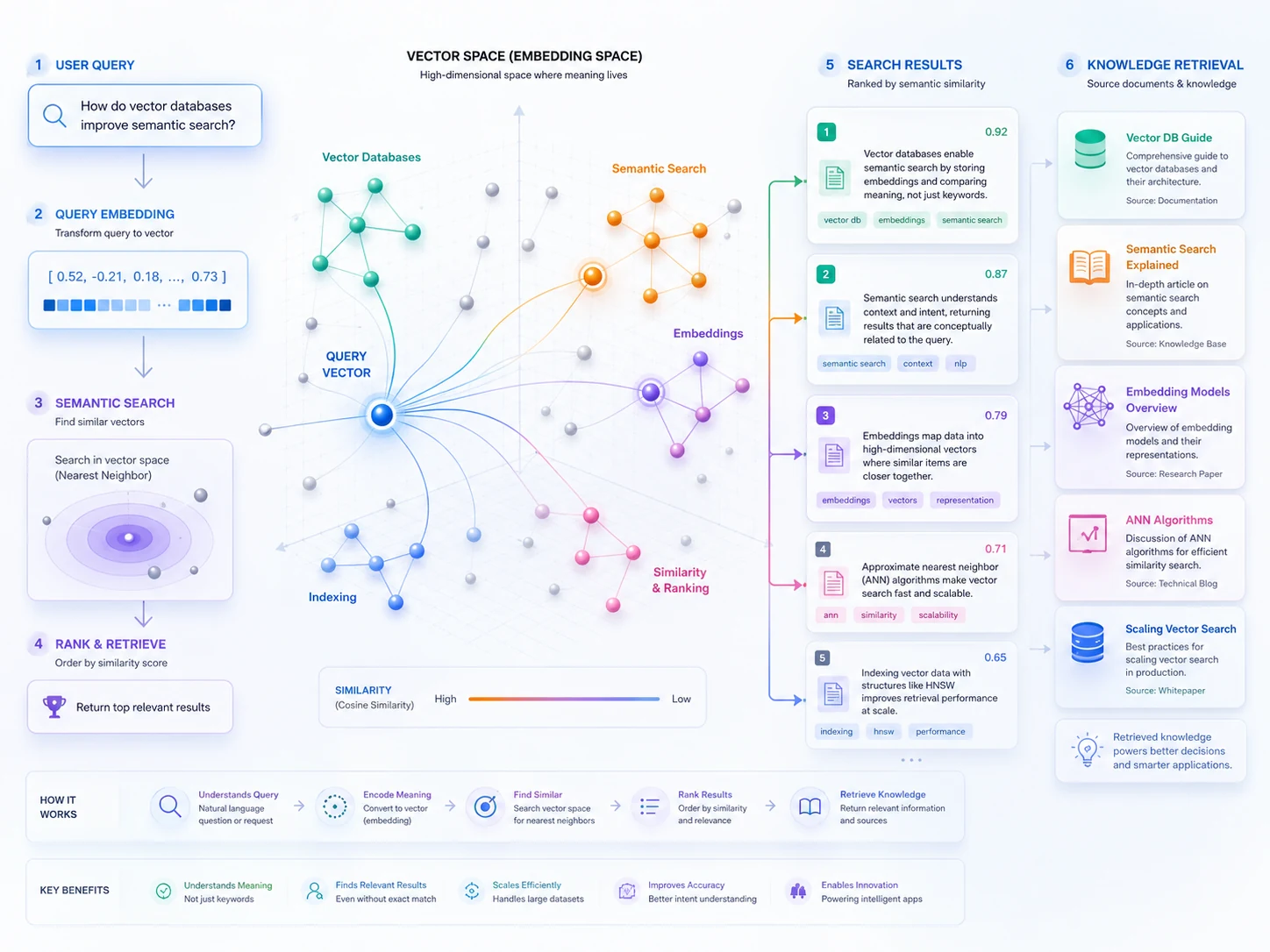 Semantische Suche mit Embeddings und Vektorsuche