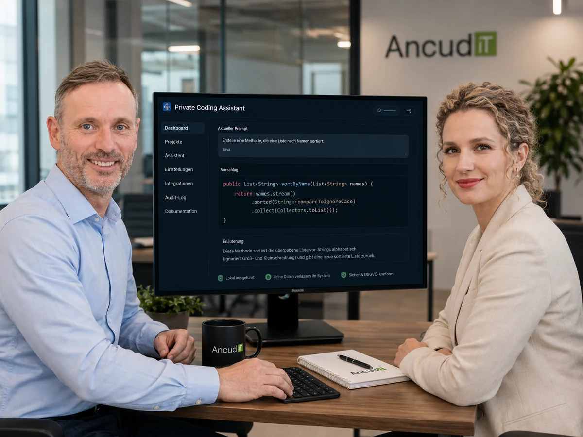 ANCUD-Team präsentiert ein Dashboard für private Coding-Assistenten
