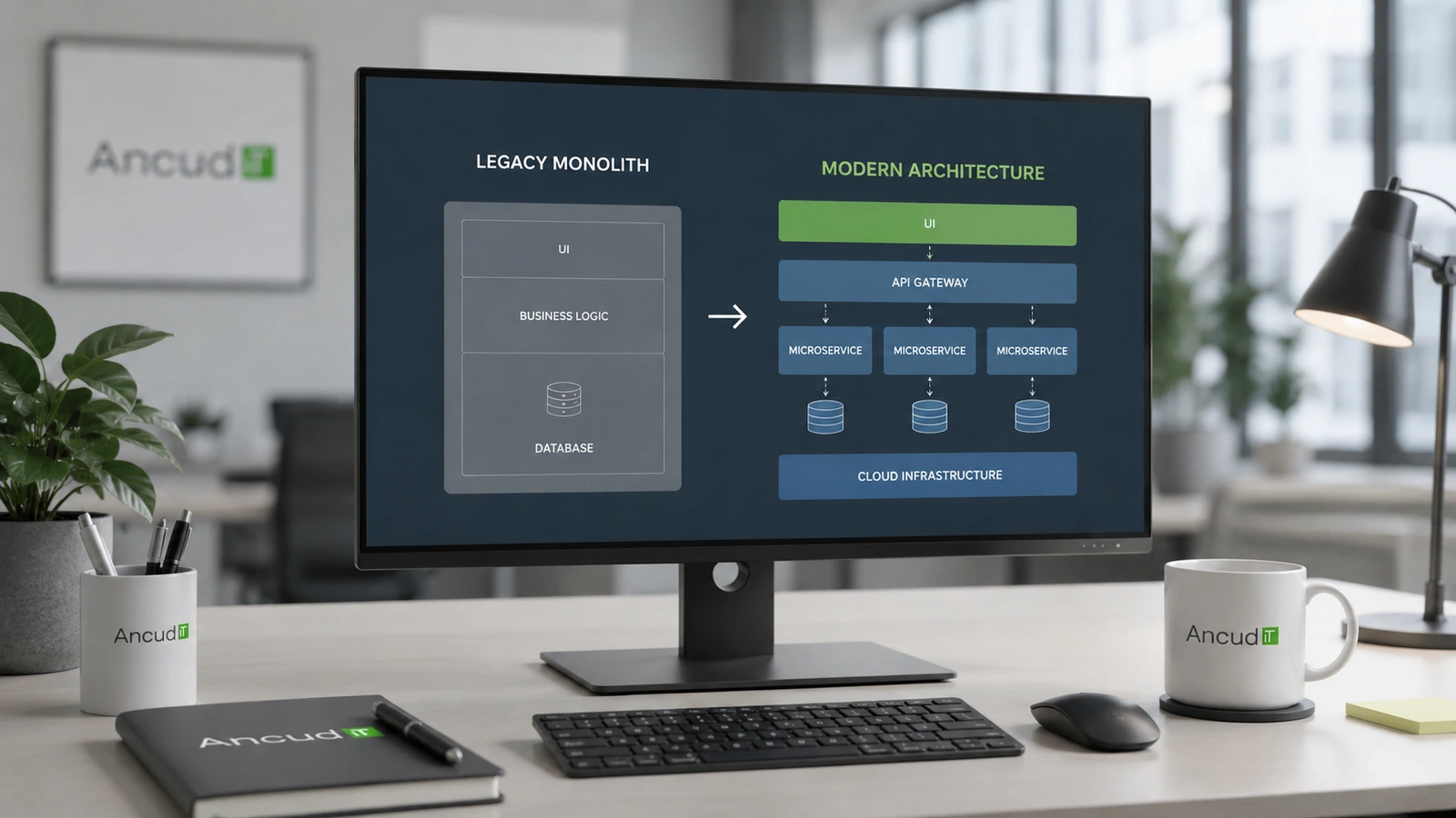 Legacy-Modernisierung von einer monolithischen Anwendung zu einer modernen modularen Softwarearchitektur