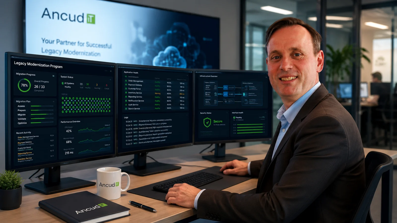 ANCUD IT überwacht den Betrieb und die Migration modernisierter Legacy-Systeme