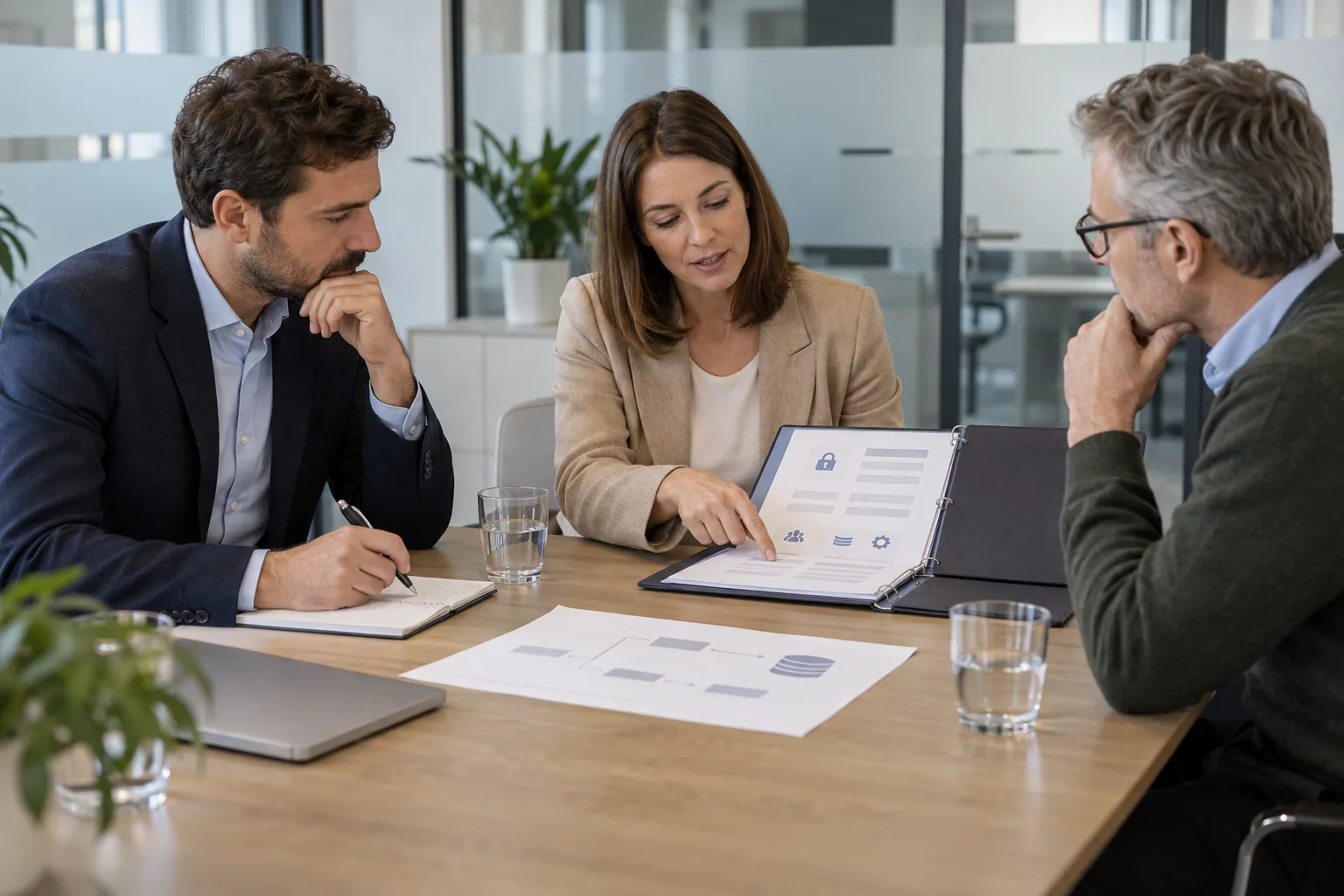Besprechung zur Datenschutzabstimmung vor der Einführung eines CRM-Pflege-Agenten