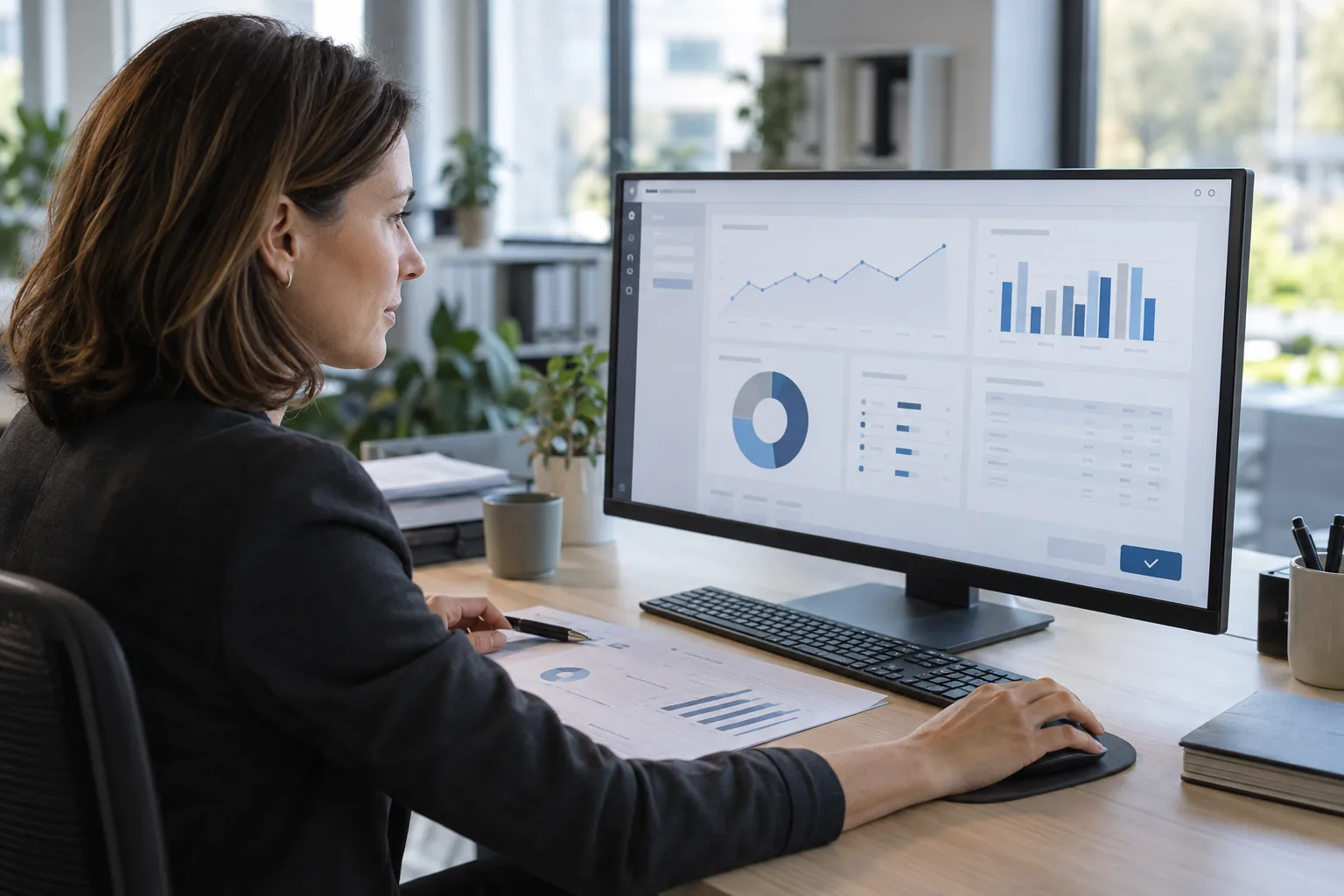 Freigabeschritt in der Reporting-Automatisierung durch eine verantwortliche Person