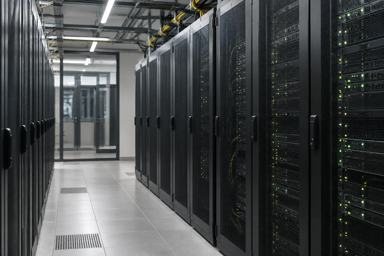 Serverraum als Sinnbild für den Betrieb der Fristenüberwachung im eigenen Rechenzentrum